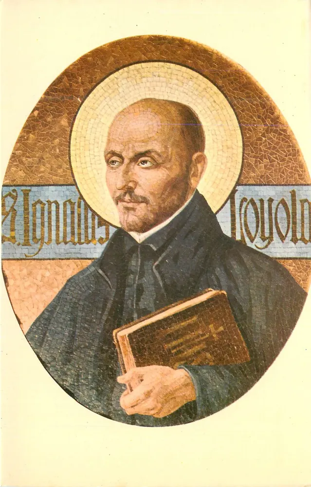 Heiliger Ignatius von Loyola — Mosaik — J. Echezarreta - Vorderseite
