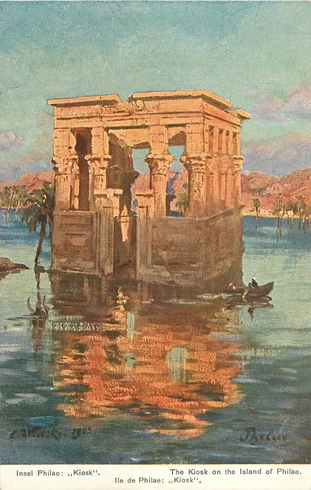 Kiosk Ägypten — Insel Philae — Verlag Beller - Vorderseite