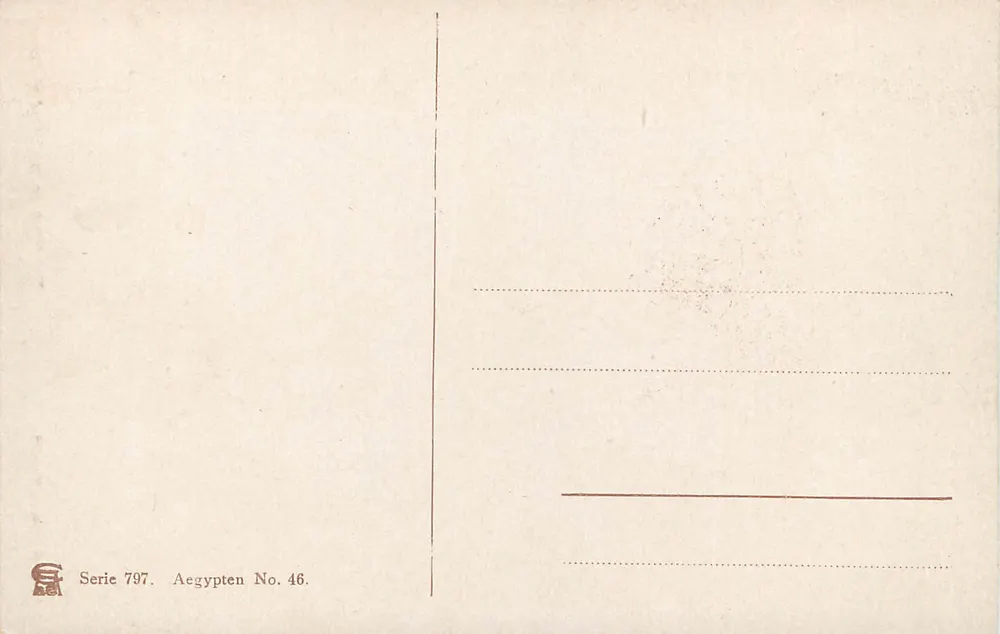 Kiosk Ägypten — Insel Philae — Verlag Beller - Rückseite