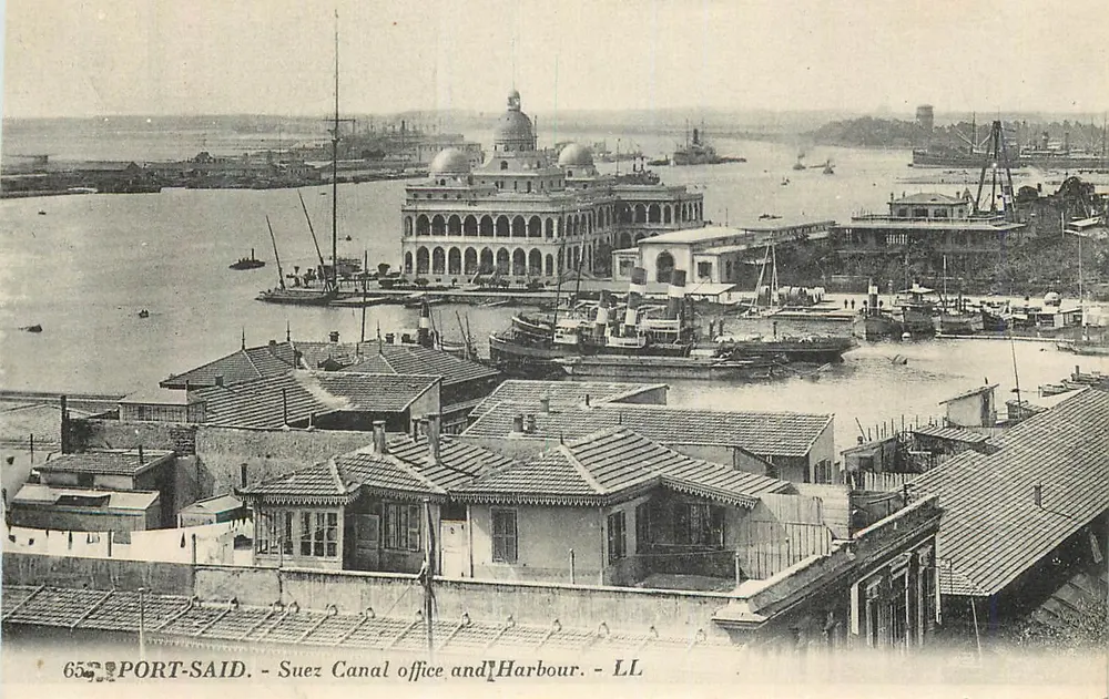 Port-Said — Büro des Suezkanals und Hafen — LL - Vorderseite