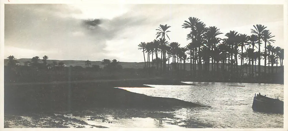 Cairo — Landschap aan de oevers van de Nijl — K - Voorkant