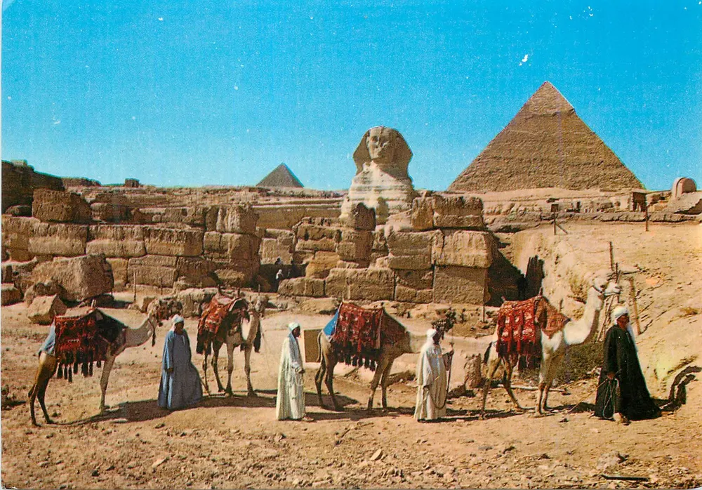 Gizeh - Der Sphinx und die Pyramiden - Éditions d'Abou El-Houl, N°9 - Vorderseite