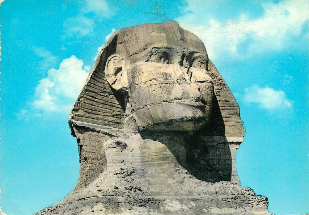 Kopf des Großen Sphinx von Gizeh — Verlag K. Lambelet & Cie, Nr. 508 - Vorderseite
