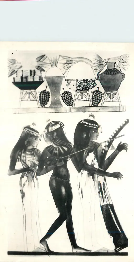 Theben — Grab von Nakht — Drei Tänzerinnen — Gaddis, Luxor (Ägypten) - Vorderseite