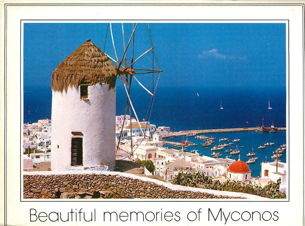 Moinho de vento — Mykonos — editor Joubis, n° 46 - Frente