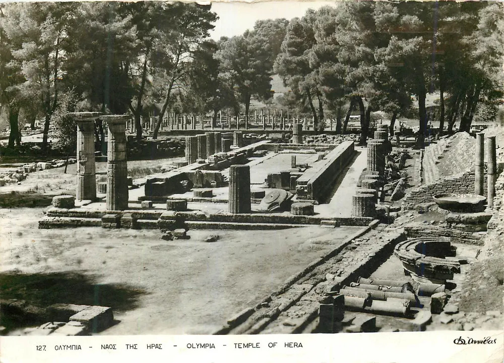 Olympia - Tempel van Hera — D. Amilas, serie 127 - Voorkant