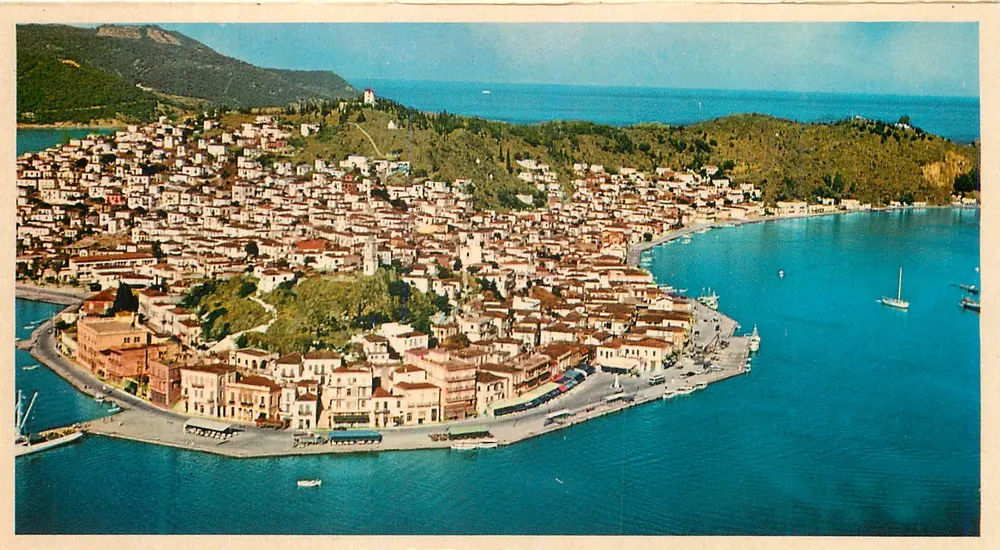 Poros — Teilansicht von oben - Vorderseite