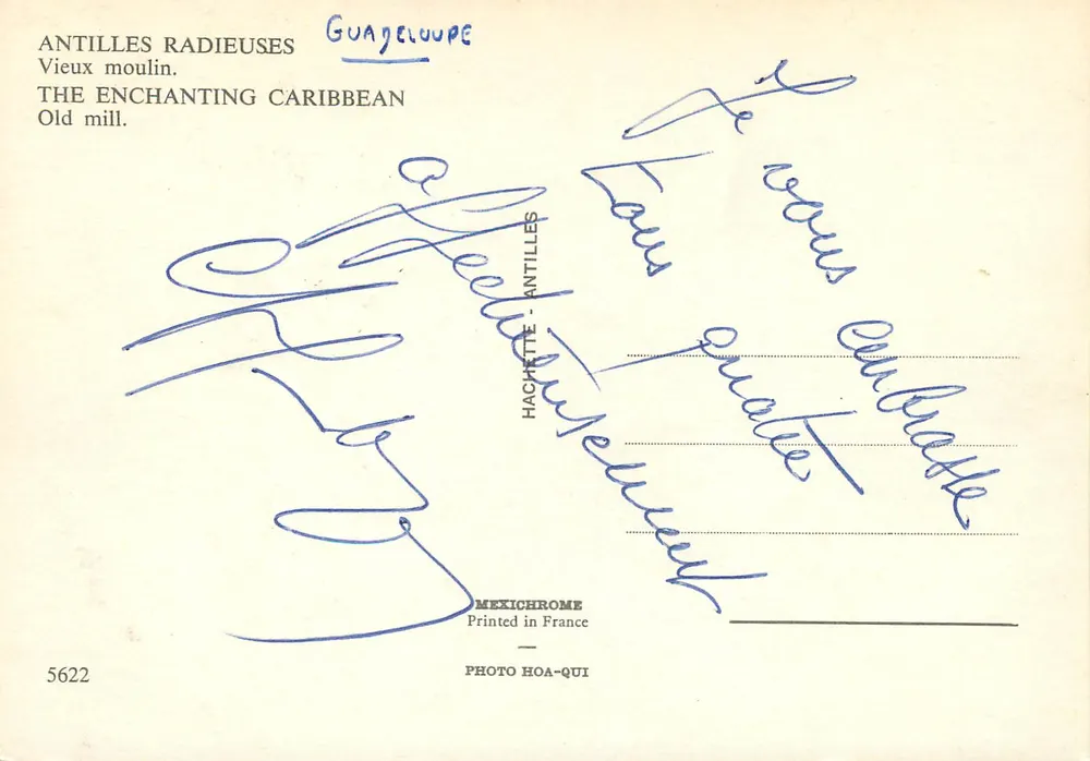 Guinguette — Altes Mühle — Hachette - Antilles, Nr. 5622 - Rückseite