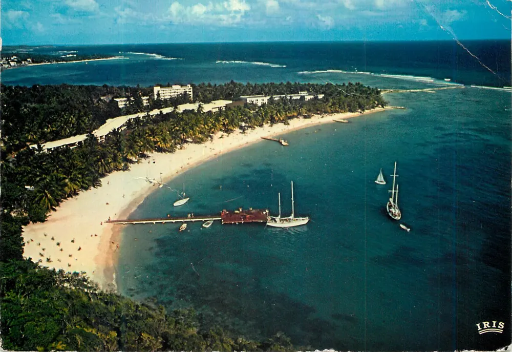 Strand von La Caravelle in Guadeloupe — IRIS MEXICHROME — Verlag IRIS - Vorderseite