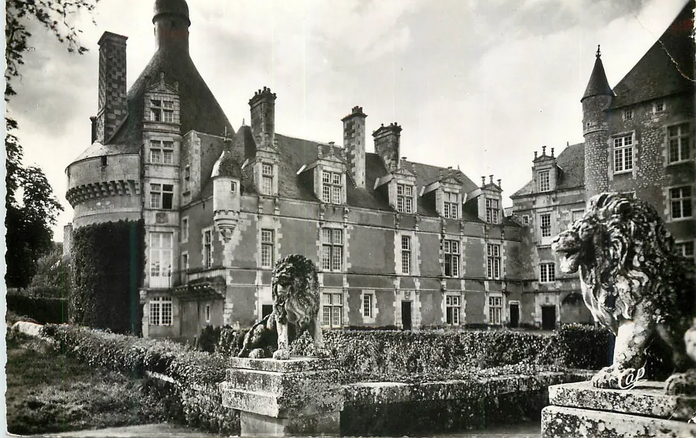 Zamek w Touffou — Otoczenie Châtellerault — Cie des Arts Photomécaniques - Awers
