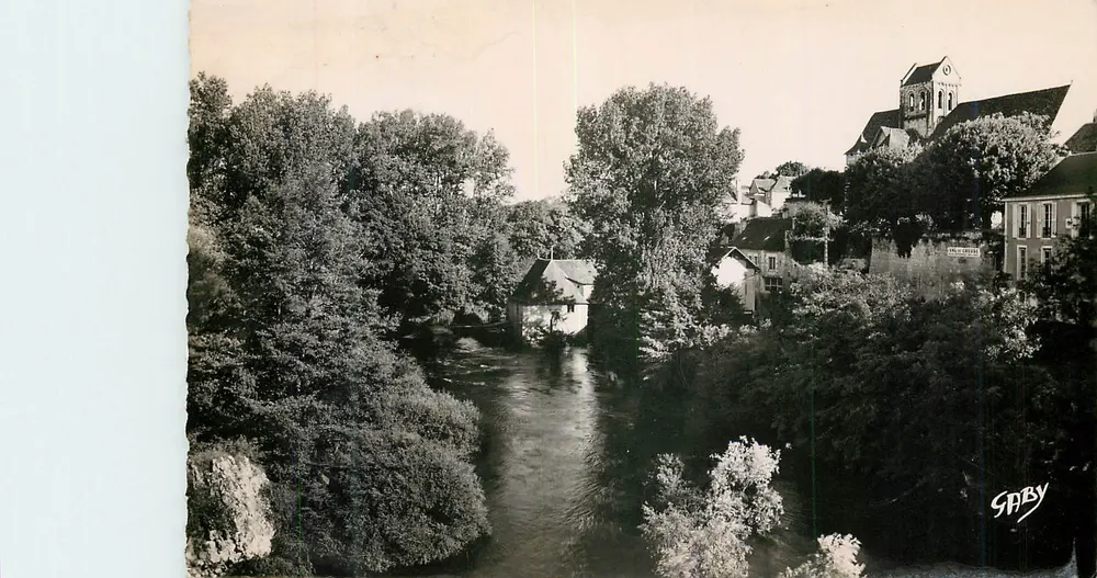La Roche-Posay (Vienne) — Mühle und Kirche — Ausgaben von Caby - Vorderseite