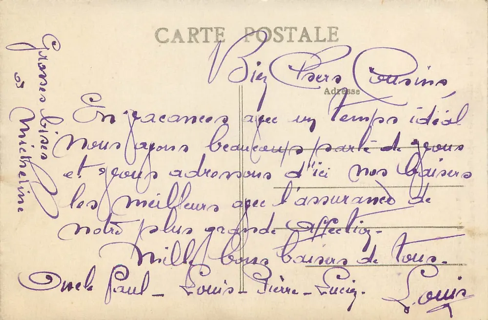 St-Junien (Hte-Vienne) - Medaille von Corot am Rand der Glane — Edit. « Au Grand Livre » - Rückseite