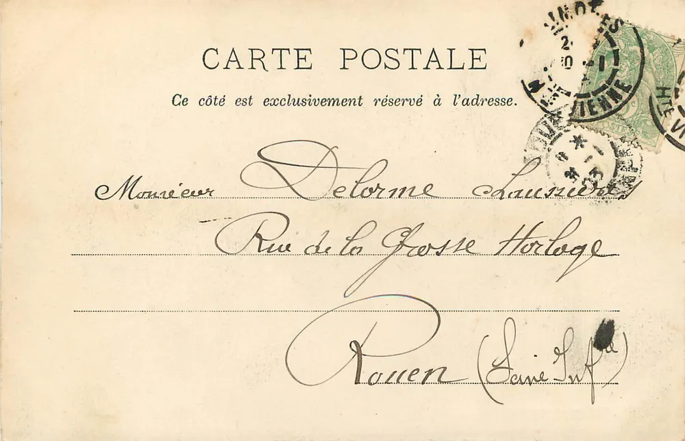 Limoges — Catedral São Etienne — J. Fuisant (Depósito) - Verso