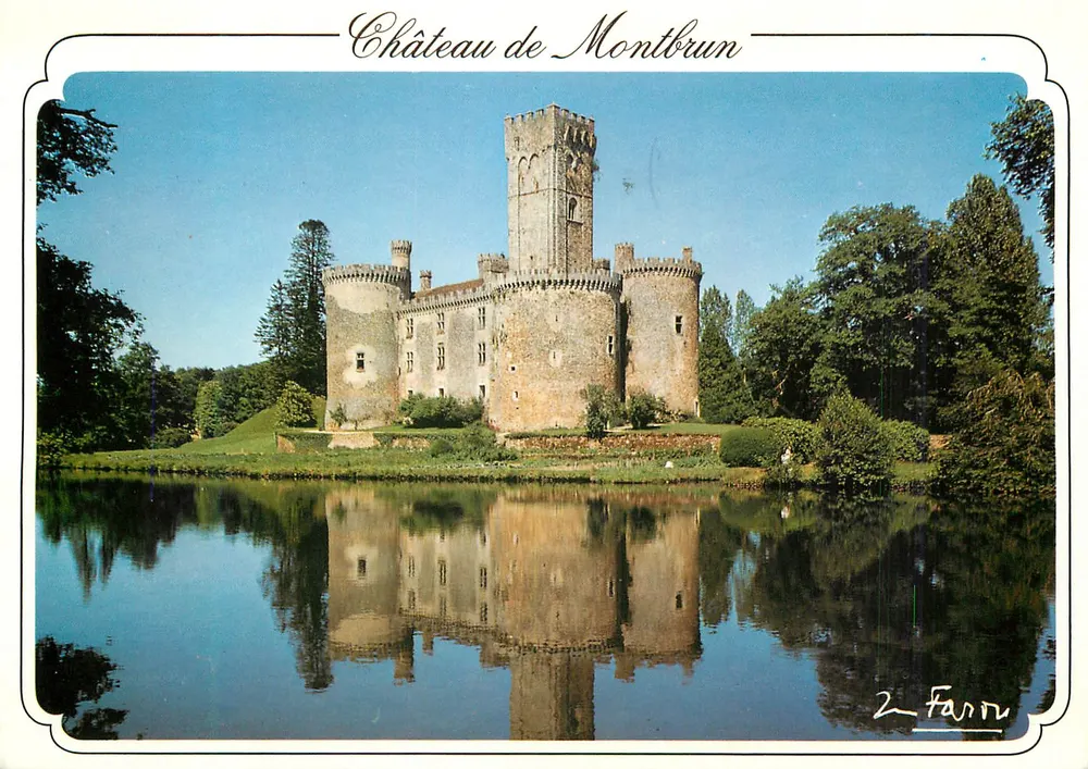 Schloss Montbrun — Haute-Vienne, 12. und 15. Jahrhundert — Éditions Marcel Farou - Vorderseite