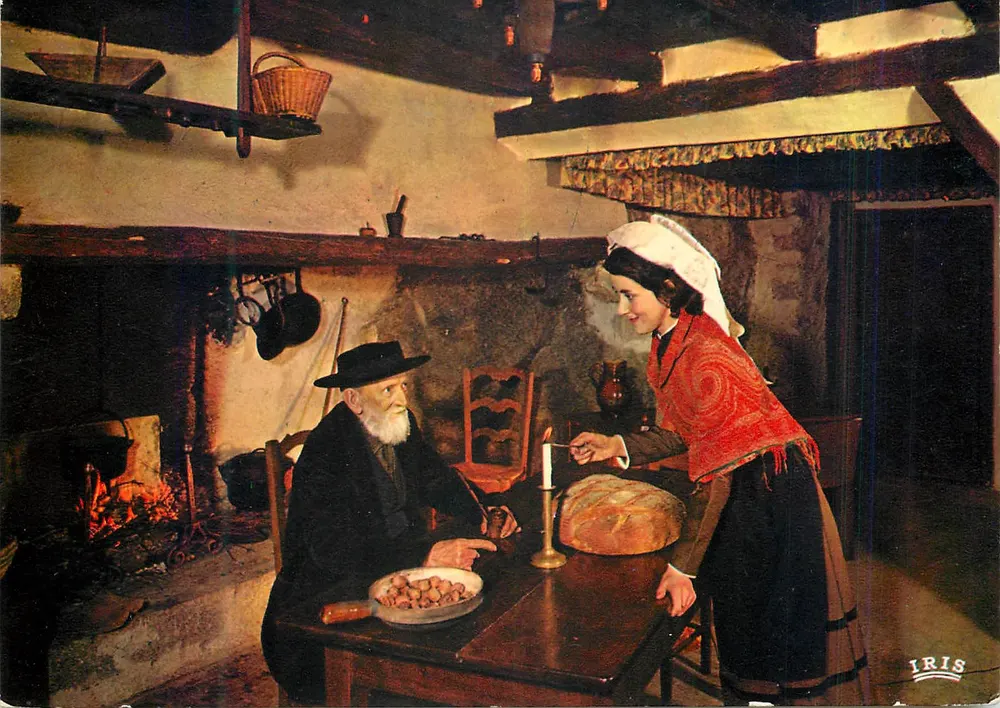 Noite de outono na fazenda — Folklore Limousin — Edições IRIS - Frente
