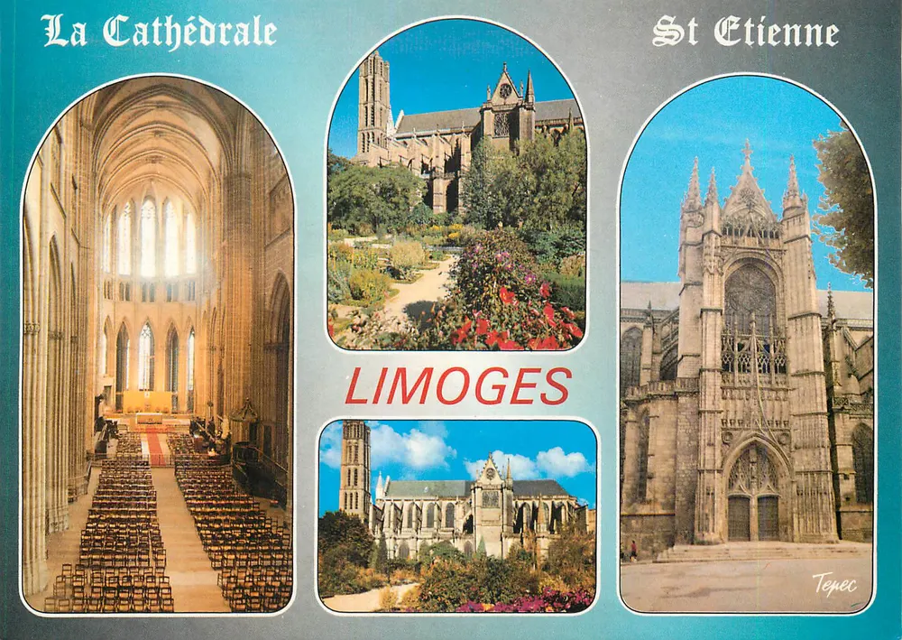 Die Kathedrale — Limoges — Verlag TEPEC - Vorderseite