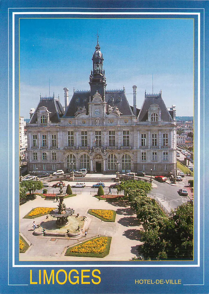 Limoges — Rathaus — Editions Salan, 87 L 4-92 - Vorderseite
