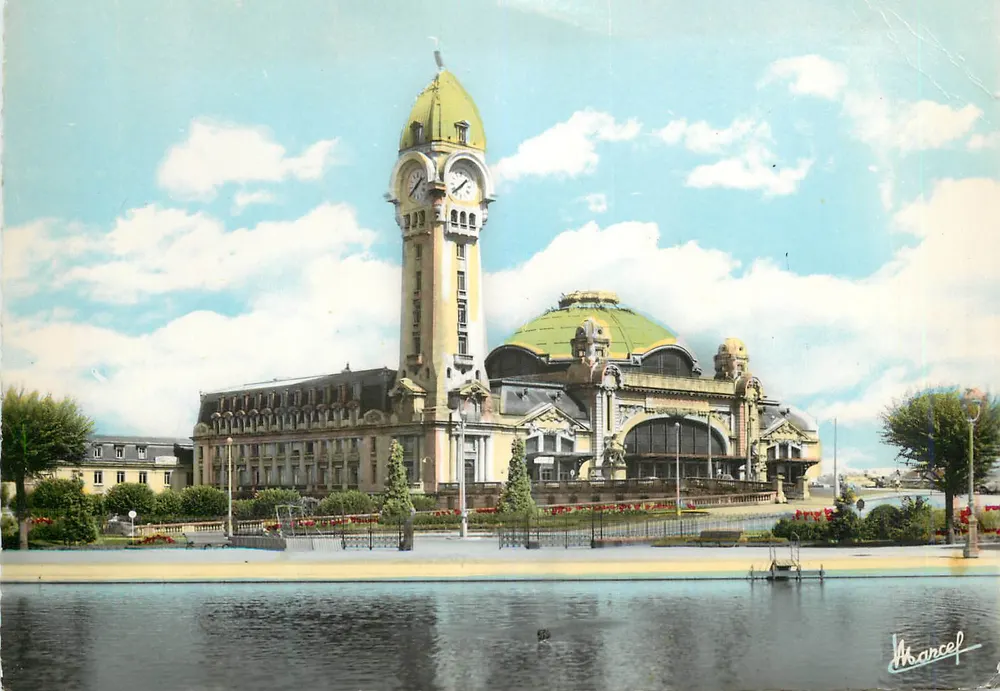 Gare de Limoges — vista panorâmica — Marcel - Frente