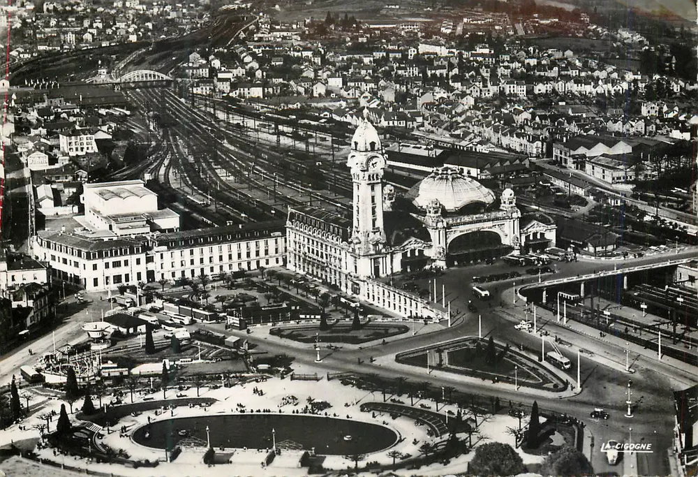 Limoges (Haute-Vienne) — Die Station der Benediktiner und die Gärten — La Cigogne - Vorderseite