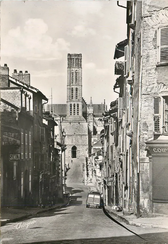 Limoges (Haute-Vienne) — Die Kathedrale und die Straße der Kleinen Häuser — Théo Jac - Vorderseite