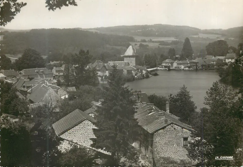 Feyrat-le-Château — Il lago — Edizioni La Cigogne - Recto