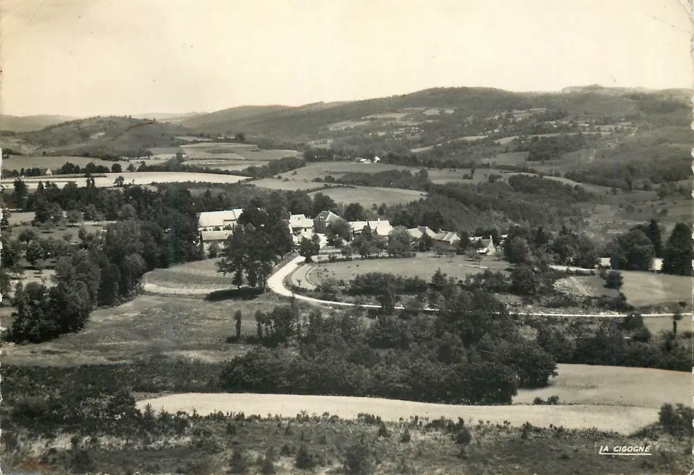 La Cigogne — Vue générale — Édit. « La Cigogne », Rempnat (Haute-Vienne) - Recto