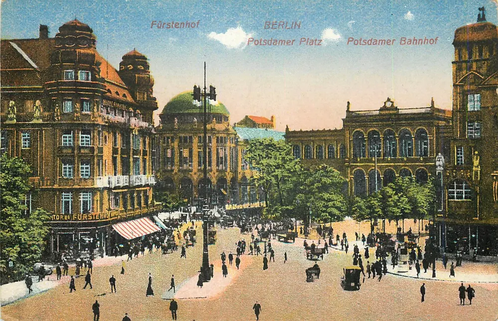 Potsdamer Platz — Berlin — Verlag Max O'Brien & Co. N.O. 18 - Vorderseite