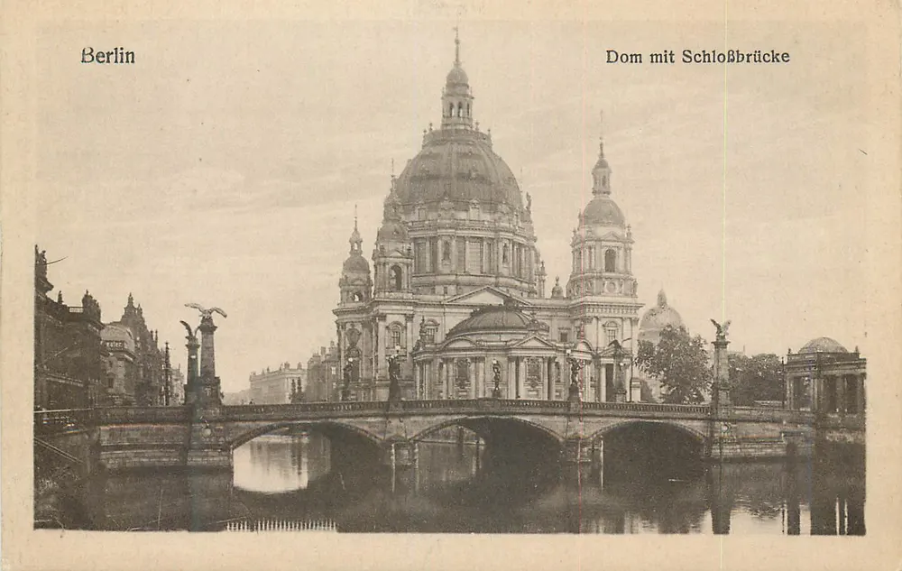 Berlin — Dom z mostem pałacowym — A.F.I.B. Nr 11 - Awers