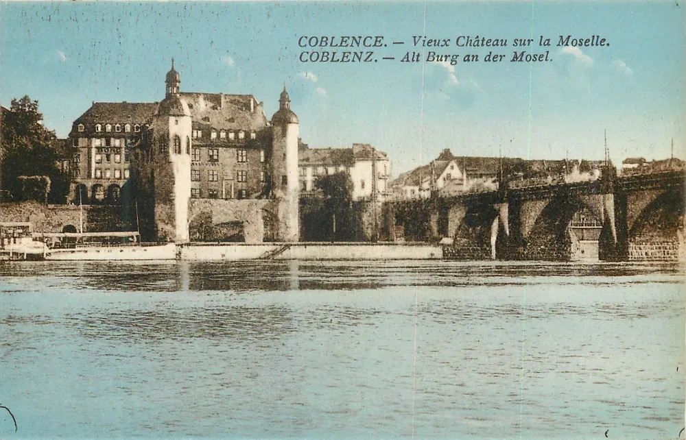 Koblenz — Altes Schloss am Mosel — Verlag nicht sichtbar - Vorderseite