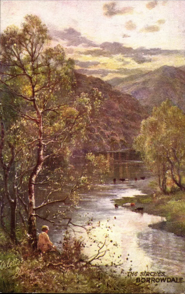 Os Saules, Borrodale — vista pitoresca — Tuck & Sons, série XI - Frente