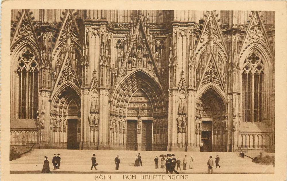 Cólnia — Catedral de Nossa Senhora — entrada principal - Frente