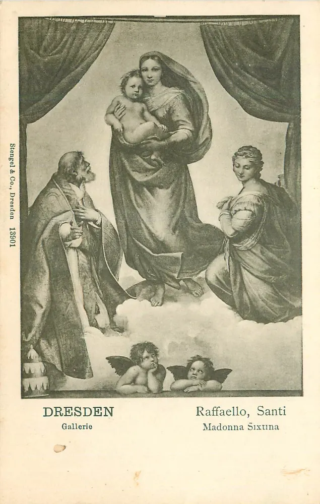 Dresden — Madonna Sixtuna — Slengei & Co., Dresden 13301 - Vorderseite