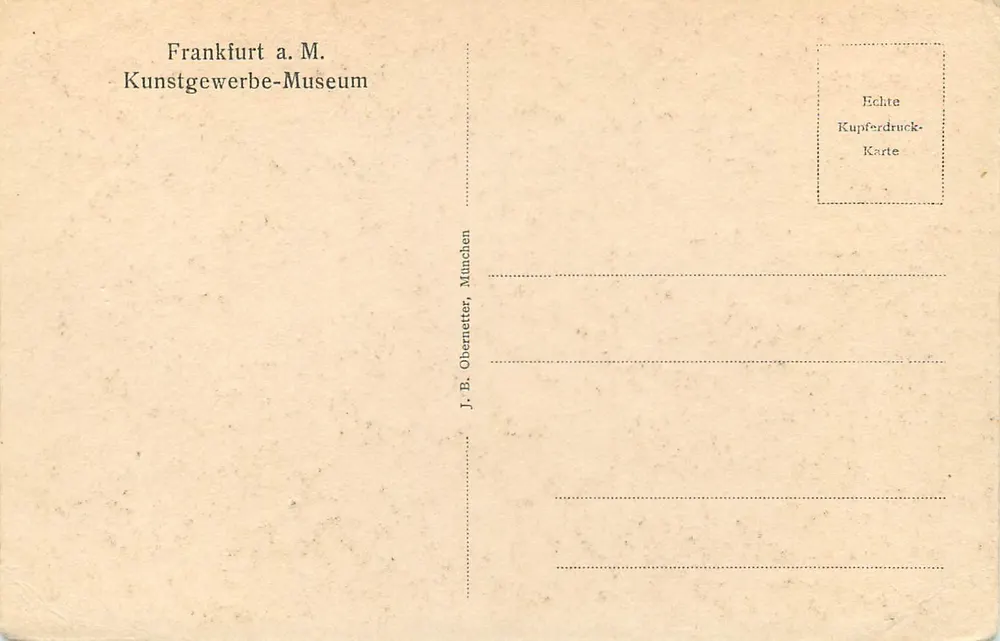 Süddeutsche Konsole — Régence-Stil, um 1720 — J.B. Obernietter, München - Rückseite