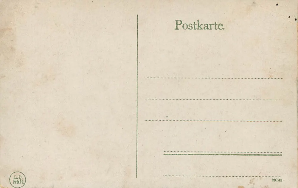 Frankfurt a.M. — Rathaus — éditeur L.D. Frikft, n° 23145 - Verso