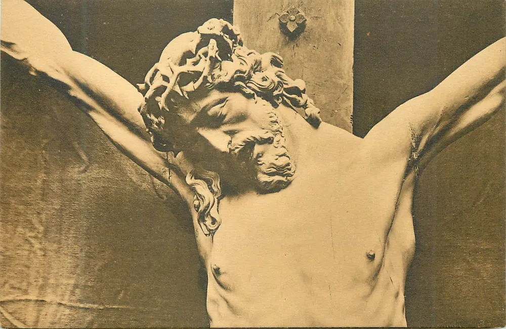 Kreuzigung — Statue Jesu Christi — Dom von Mainz, Matthias Ruchmuller (1659) - Vorderseite