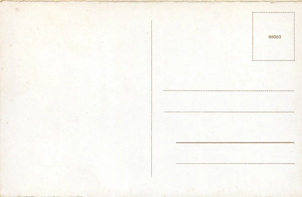 Saarbrücken — Rathaus — editor desconhecido, n° de série 66063 - Verso