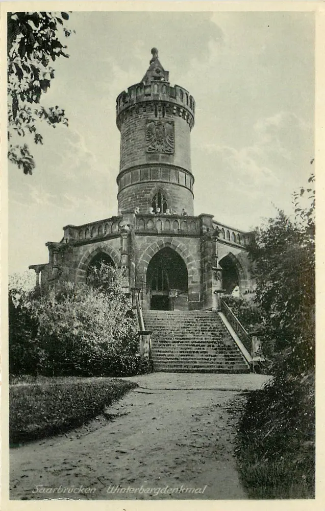 Saarbrücken — Winterbergdenkmal — editor desconhecido, número de série não visível - Frente