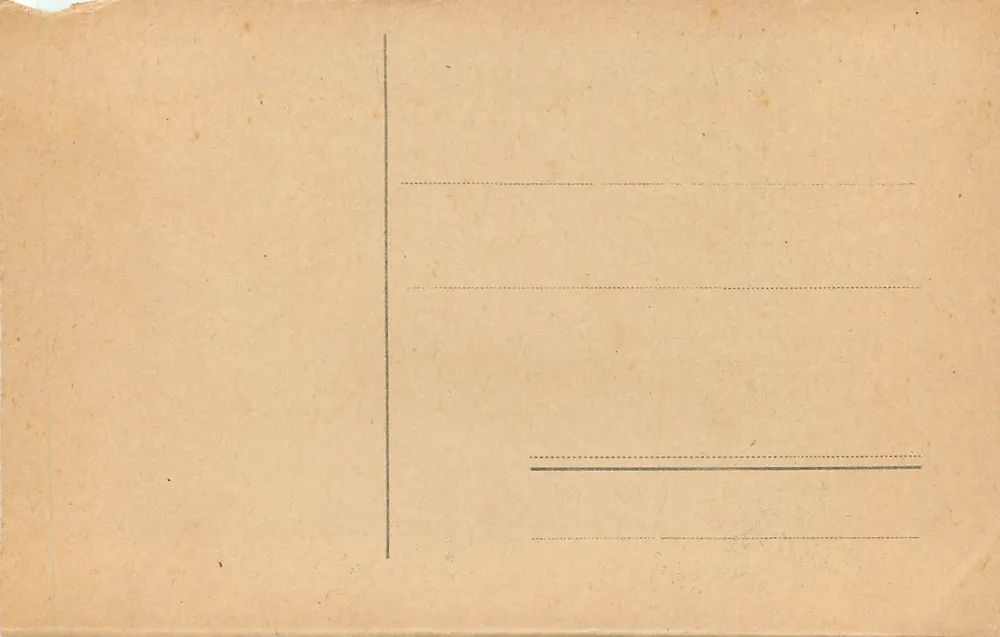 Porta Nigra — Porta Nigra — carta postal antiga - Verso