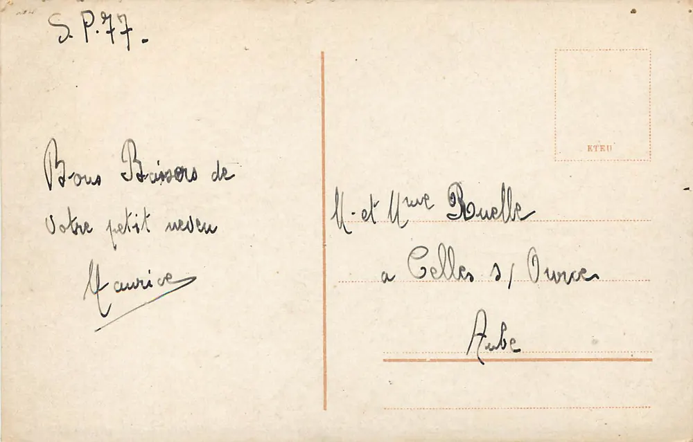 Wiesbaden — Lutherkirche, Gutenberg-Schule, Dreifaltigkeitskirche — Verlag unbekannt - Rückseite