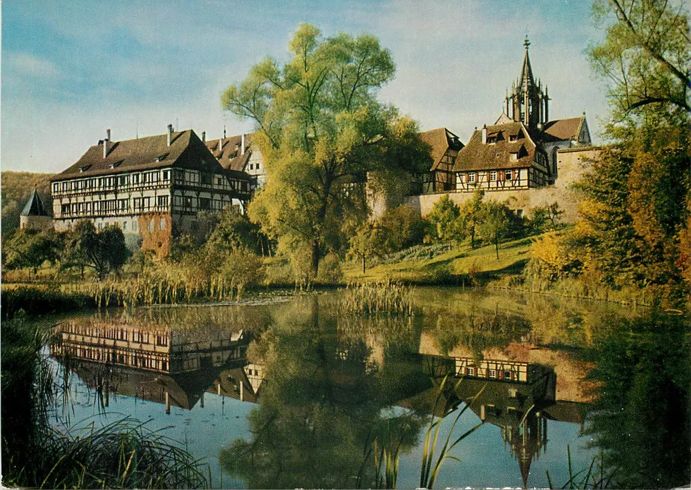 Bebenhausen bei Tübingen — ehemaliges Zisterzienserkloster — Verlag Metz, Tübingen, Nr. 545 B 167 - Vorderseite