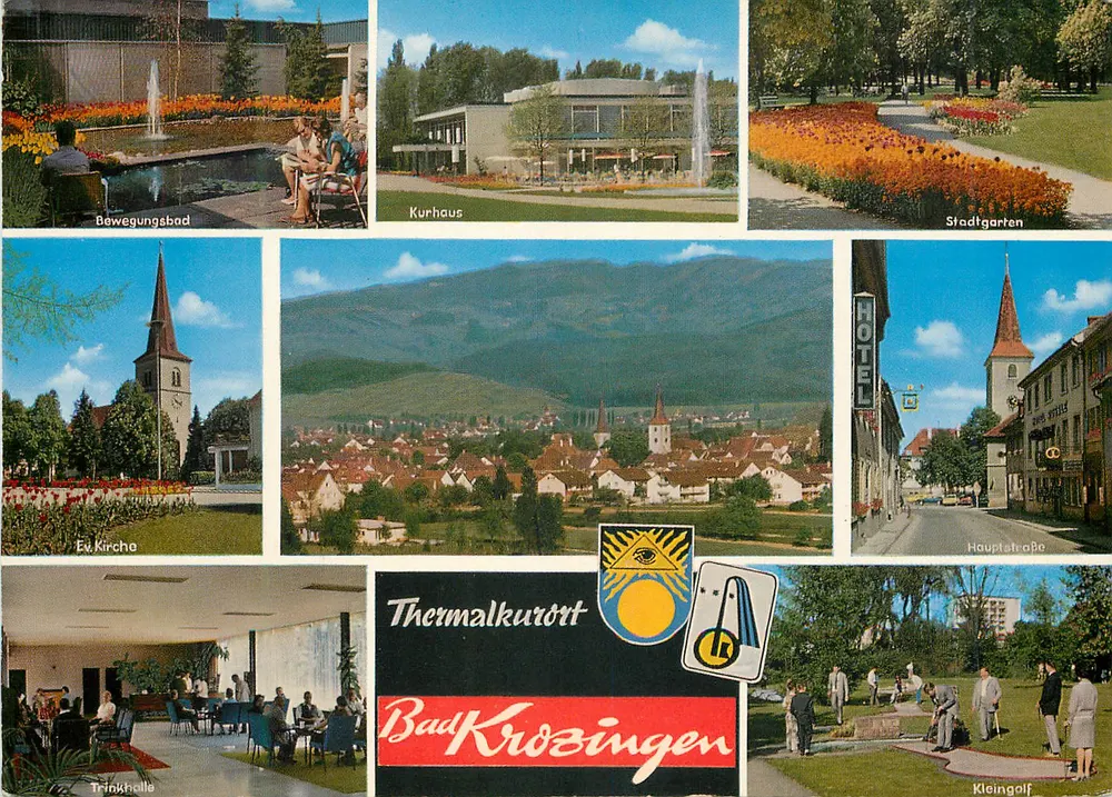 Bad Krozingen — Curativo termal — Werner-Verlag, Tuttlingen - Frente