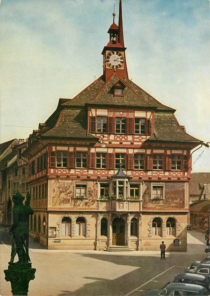 Rathaus Stein am Rhein — editor Hanslin/Mammern, n° de série 1968 - Frente