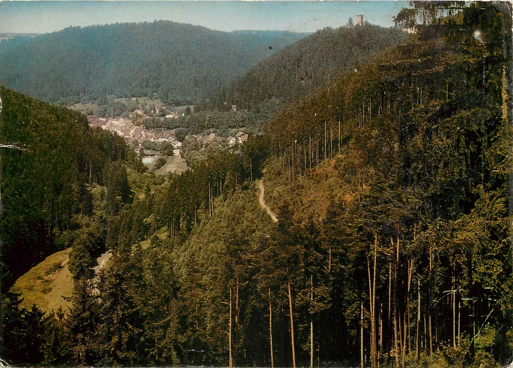 Bad Teinach en Ruine Zavelstein — Schwarzwald — Gebr. Metz, Tübingen - Voorkant