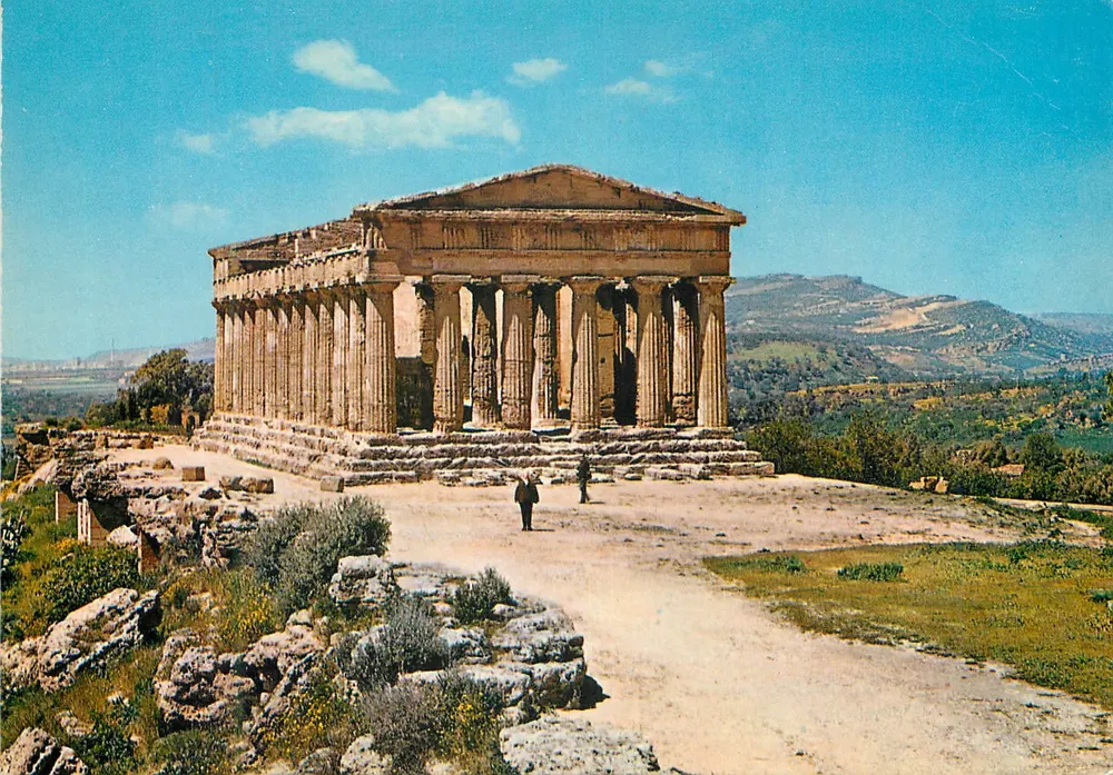 Temple Concordii — Agrigent, Sycylia — wydawca Milano Dep. n° 2/248 - Awers