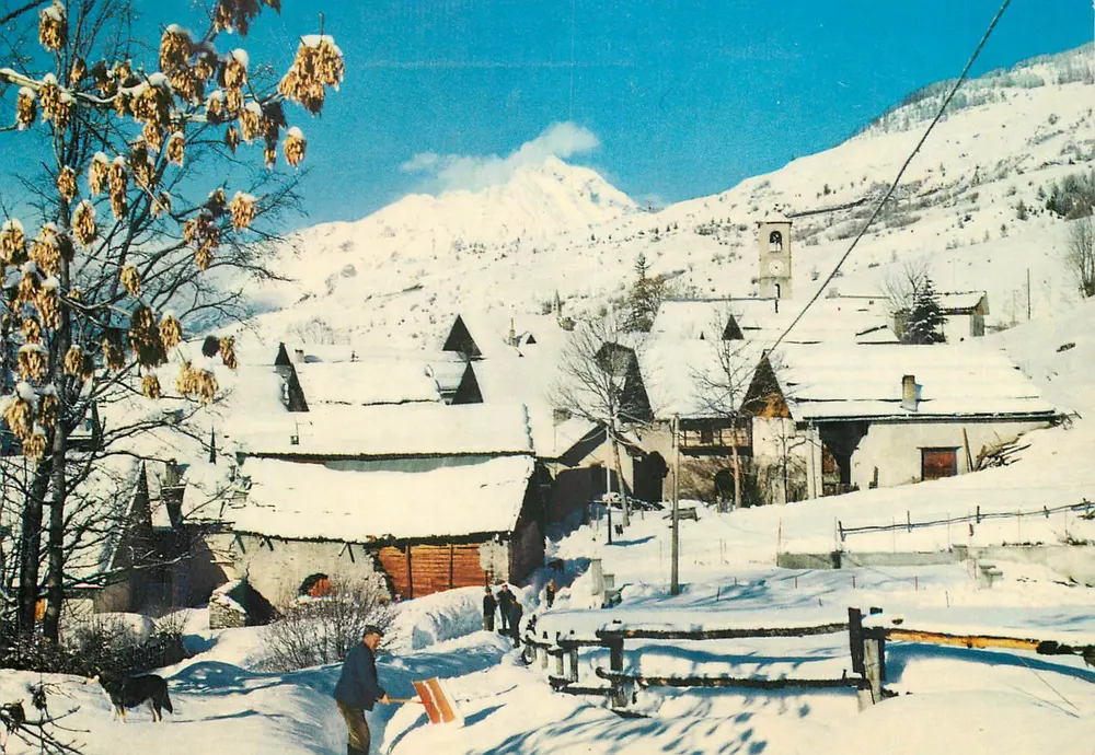 Schneeviertel in der Susa-Tal — Verlag Fotocolor, Nr. 1547D2R1161 - Vorderseite