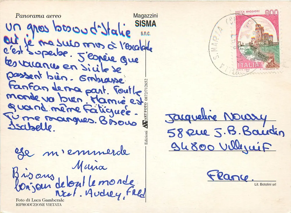 Willa Santa Maria — panorama lotniczy — Magazzini SISMA - Rewers