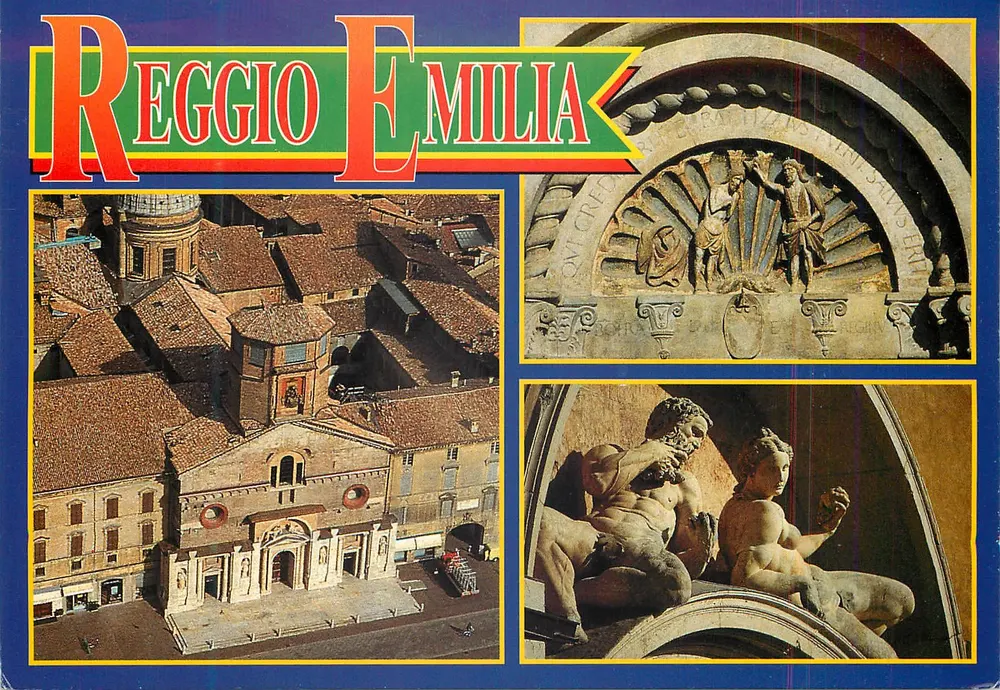 Reggio Emilia — Kathedrale und Taufkirche — Edition CO.TA.R. - R.E. - Vorderseite