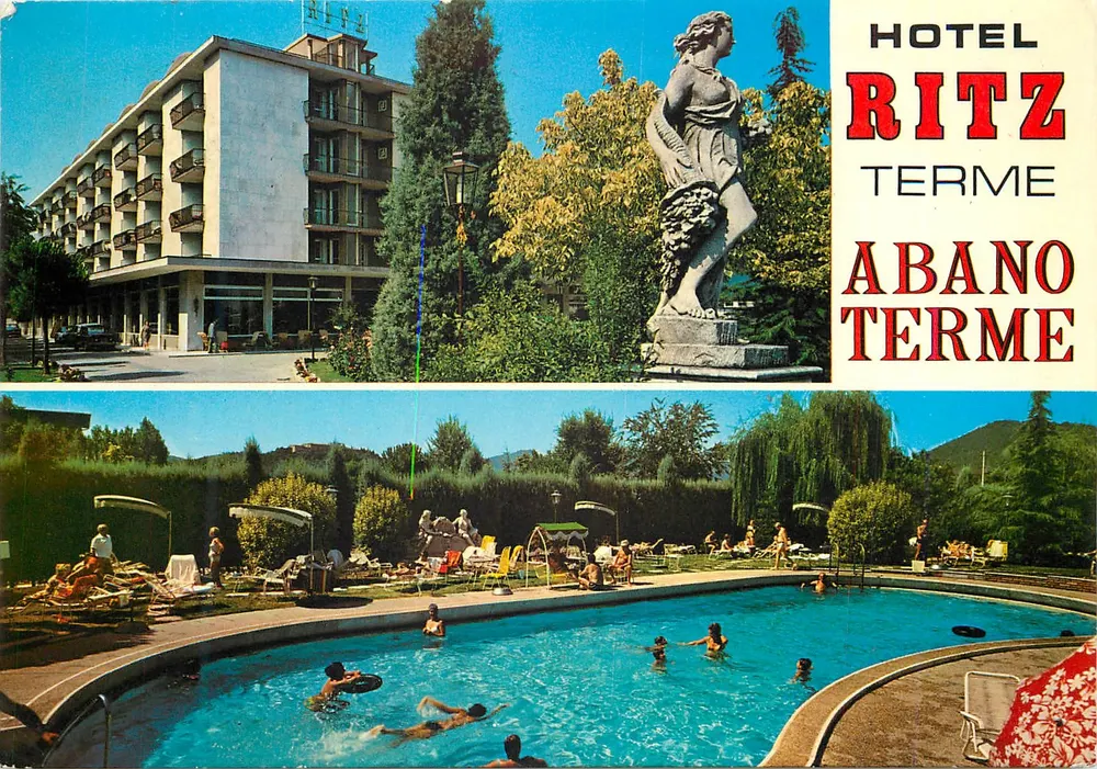 Hotel Ritz Terme — Abano Terme — Editor A. Turlon, n°308 - Anverso