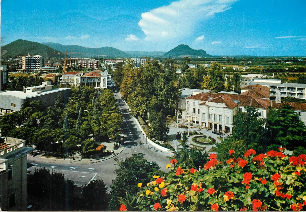 Abano Terme — Panorama general — Ediciones Turlon - Anverso
