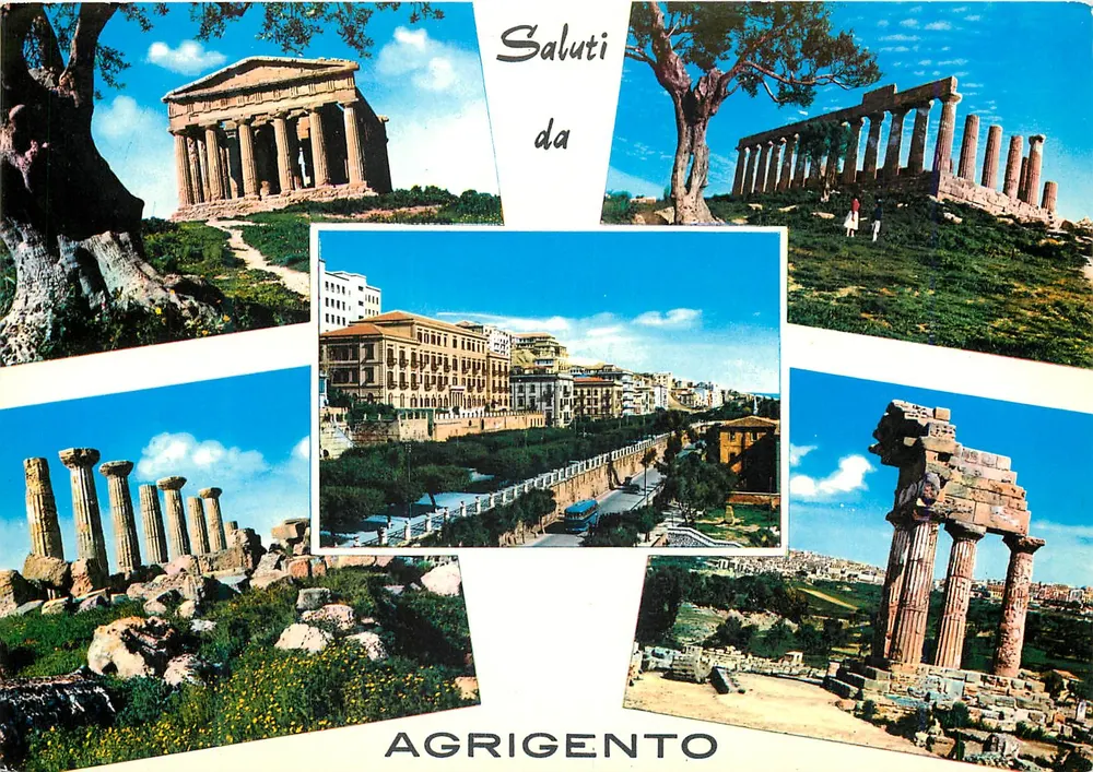 Agrigento — Tempels en landschappen — Ed. Gerlando Di Leo, n°27 - Voorkant
